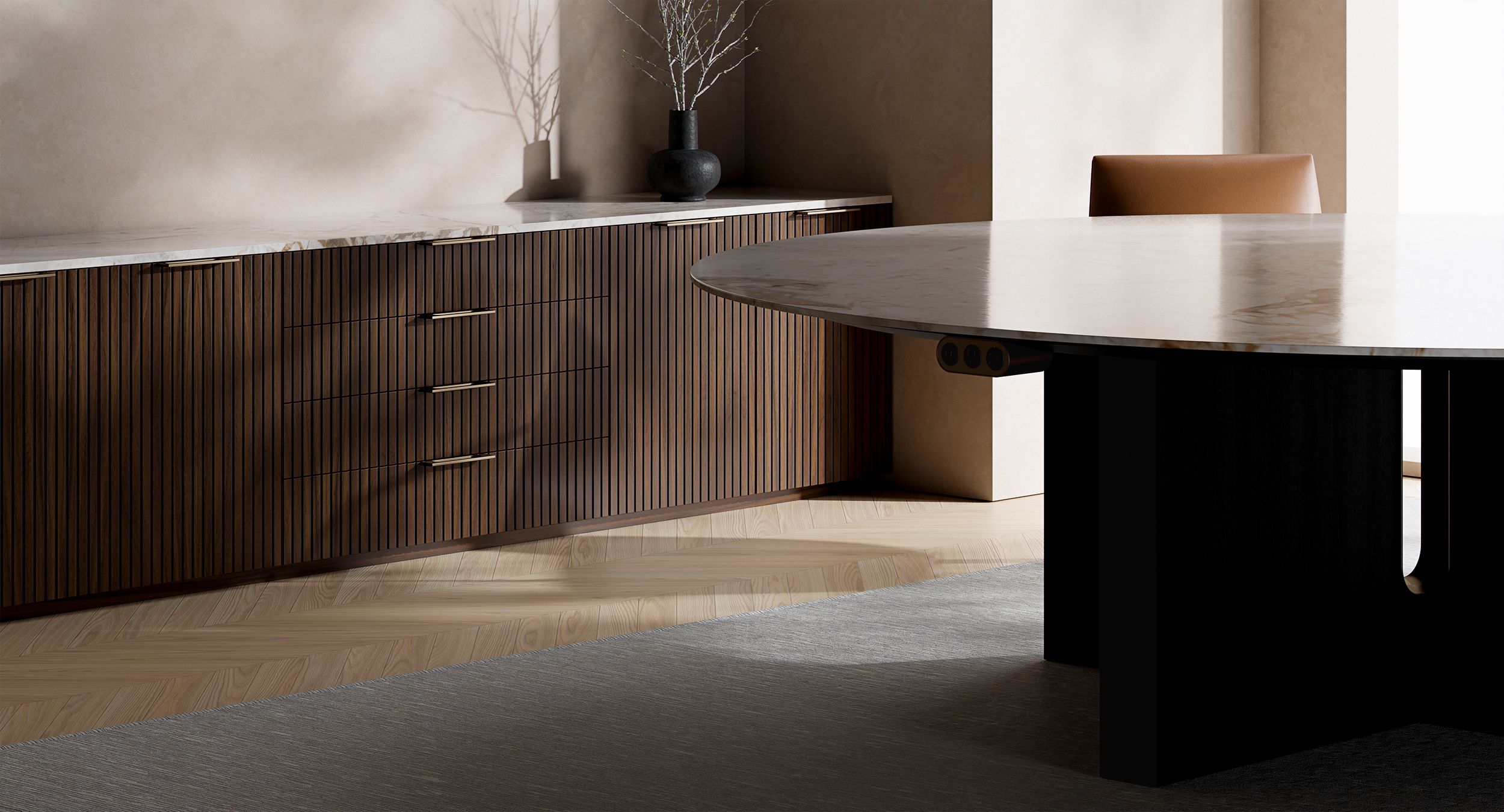 With elegant, Scandinavian-inspired lines, FREYA brings a luxurious sense of purpose to meeting spaces of any size.